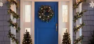 Las puertas decoradas con Navidad mas hermosas en Pinterest que
