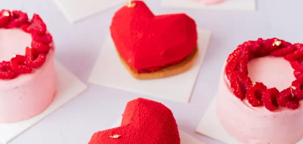 Corazones de frambuesa cheesecakes y lovettons Endulza tu San Valentin