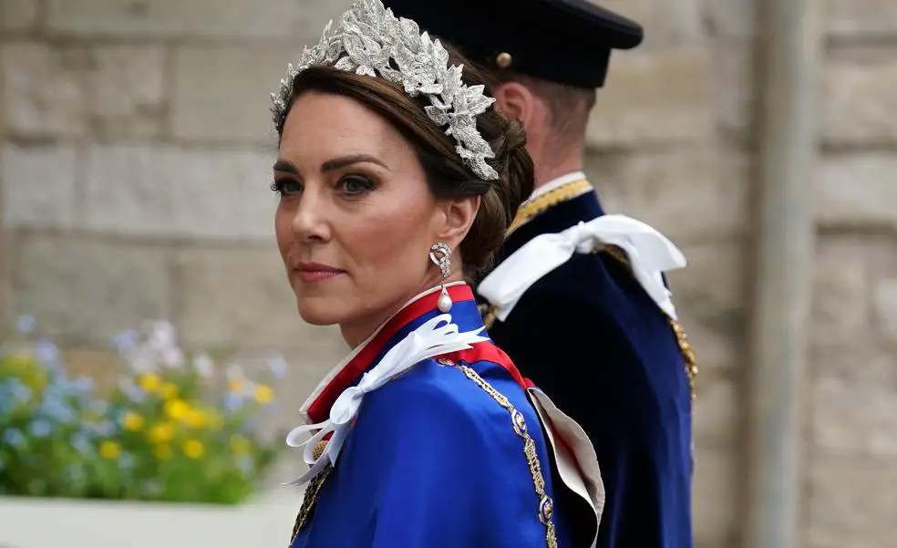La espectacular imagen de Kate Middleton en la coronacion de