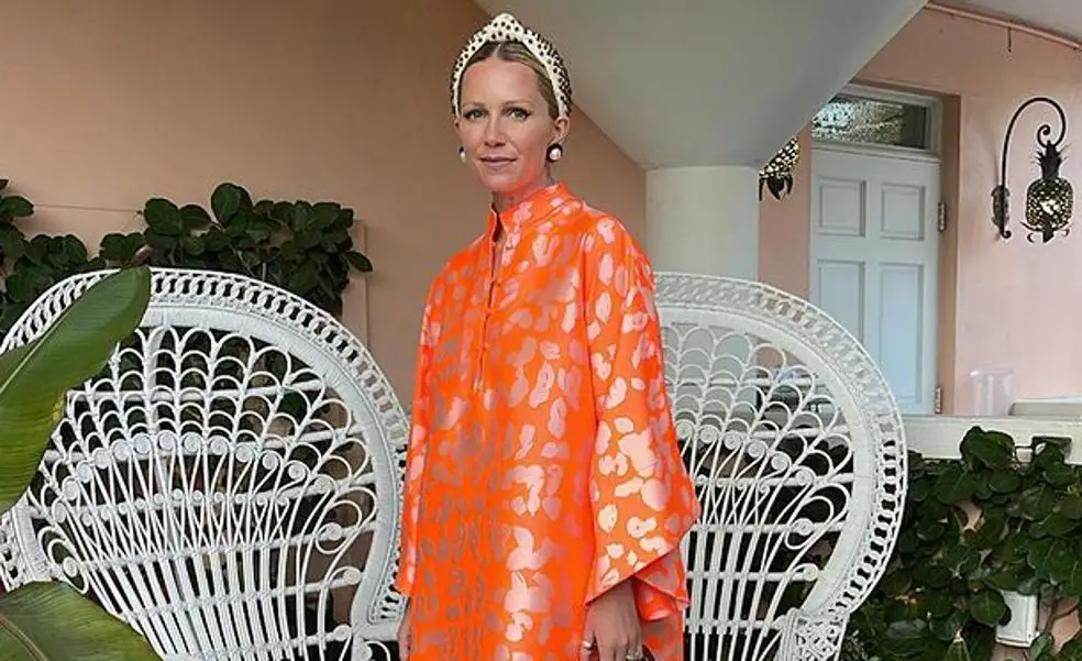 Las danesas se enamoraron de este vestido naranja suelto que