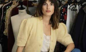 Cardigan de mango corto chaqueta amaba a los franceses en